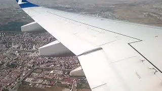 Anadolu Jet Ankara Manzaralı Esenboğa'ya iniş.