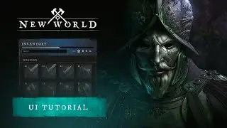 Game UI Tutorial - New World UI Amazon Games Photoshop UI Tutorial