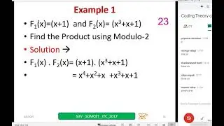 Binary cyclic codes introduction, Modulo-2 algebra,