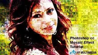 How to Create Photo Mosaic Effect in Photoshop cc Tutorial|Photoshop mosaic effect tutorial|