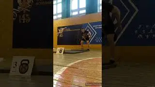 АРМЕЙСКИЙ ГИРЕВОЙ РЫВОК ГИРИ 24 кг на соревнованиях ДИНАМО, 10 МИН 216 РАЗ.