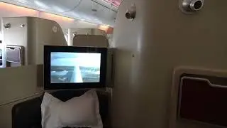 A380-800 Qantas QF11 take-off from Sydney Kingsford Smith Airport
