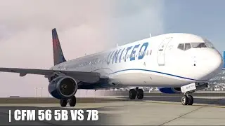 [Aerofly FS Global] CFM 56 5B vs 7B | Airbus A320 vs Boeing 737 |4K