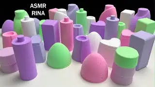 ASMR multicolored soft baking soda