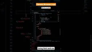 Chrome Browser Logo using html and css #shorts #html #ytshorts