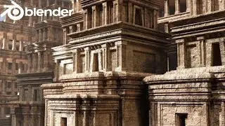 Modeling and Texturing an Ancient Temple, Blender Tutorial