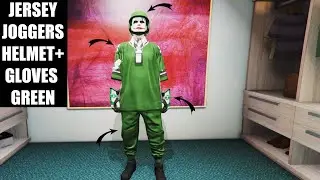 GLITCH COME CREARE OUTFIT JERSEY/JOGGERS/ELMETTO + GUANTONI RACING VERDE BEFF - GTA 5 ONLINE
