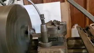 FIRST CHIPS!!! Vintage Monarch metal lathe model b ? 16 or 18.5 inch throw