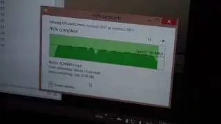 File Transfer Speed, Laptop to Desktop PC, via Router+Modem combo & Gigabit LAN cards (~100MB/sec)