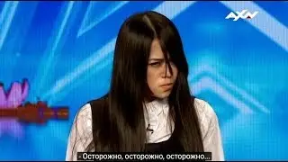 Сакред Риана (на русском) напугала судей  на шоу Талант Азии