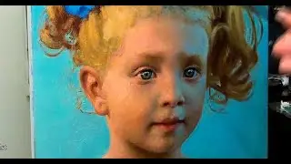 How to paint a child portrait for beginners? Tutorial with Sergey Gusev.
