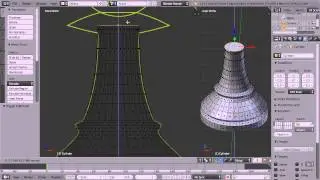 Blender Modelling Tutorial Making a Pawn Chess Piece - Extruding and Scaling a Cylinder