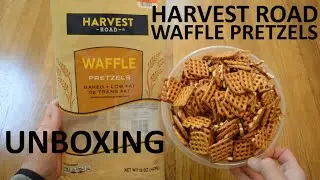 Unboxing Harvest Road Waffle Pretzels