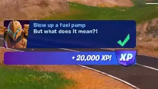 Blow up a fuel pump - Fortnitemares Quests