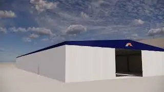 Tunnel Mobile doppia pendenza a ridosso di un fabbricato