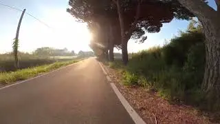 50 min virtual walking video Bibione spiaggia - Venezia - Italia early morning slow run treadmill
