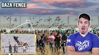 Hundreds of Palestinians RIOT at the GAZA Border in Israel