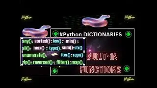 🐍📝#Python - Built-in Dictionary Function📓#python cheat sheet📝#dictionary📖 #functions#built-in#videos