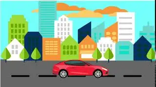 Car  animation in Animate CC