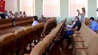 Михаил Кумок на заседании исполкома