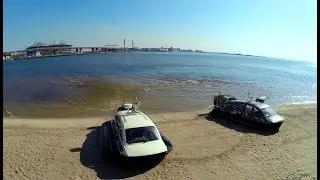 Тест-драйв катера на воздушной подушке ЯМАЛ-730 | ЦКБ НЕПТУН