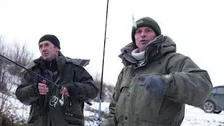Тестирование на водоёме спиннингов Meteor и Diamond с катушками Virago и Riggera