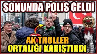 AK Party trolls tried to sabotage the interview, causing chaos, prompting police intervention.