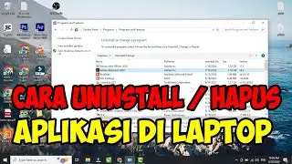 cara uninstall aplikasi di laptop
