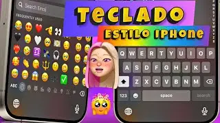 UPDATED IPHONE STYLE KEYBOARD   ❤️‍🔥 for Android EMOJI AND SOUND #keyboardiphone #keyboardiphone