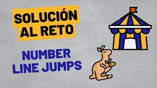 Solución al reto Number Line Jumps