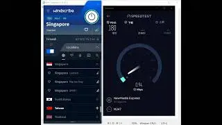 【Windscribe VPN】Review Singapore Speed Test ☑️️️️