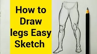 How to draw Legs step by step Art Fundamentals Leg Drawing easy tutorial sketching basics tutorial