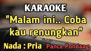 DISAAT KAU HARUS MEMILIH - KARAOKE || NADA PRIA COWOK || Pop Nostalgia || Pance || Live Keyboard