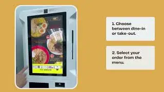 Self-Order Kiosk at Ramen Champion