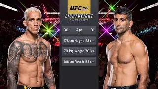 Charles Oliveira vs Beneil Dariush Full Fight - UFC 289 Fight Of The Night