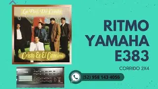 Ritmo Bendecido en Cristo La Paz De Cristo 🎹Yamaha E383 📲958 143 4056📞