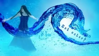 how to create cool water splash effect