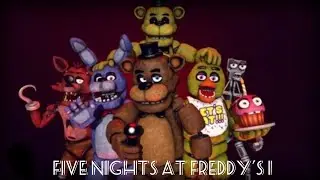 Ночь 1-2 | Прохождение Five nignts at freddy's 1 | XLEB