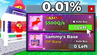 Opened the FORBIDDEN SAMMY Shop in Steal a Brainrot!
