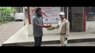 Receiving National Flags from South Lallaguda Post Dept | Har Ghar Tiranga | Azadi Ka Amrit Mahotsav