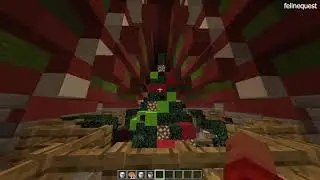 Visiting Santa's Workshop in Minecraft 🎅 | Last Christmas