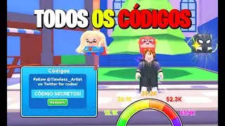 TODOS OS CÓDIGOS DO SUPER HERO CLICKER RACE - ROBLOX