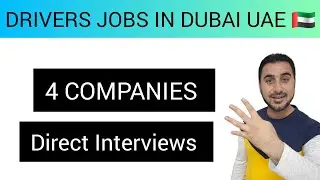 DRIVERS JOBS IN DUBAI UAE 4 COMPANIES | FOUGHTY1
