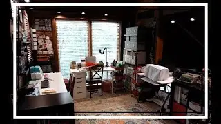 Craftroom Tour 2020 inside our Cabin
