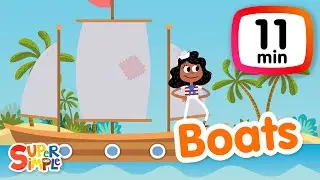 The Super Simple Show - Boats | Cartoons For Kids