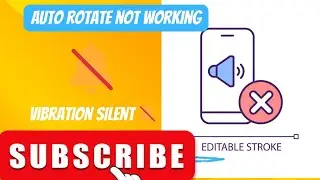 auto rotate not working vibration silent ringtone vibration  how to auto rotate android mobile