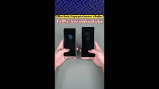 Ultra-Sonic fingerprint sensor is better,But Why it is not widely used today?