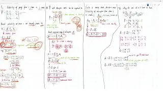 Markov chain matrix representation