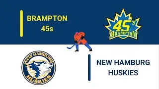 Game #4 - Brampton 45s A U11 Vs New Hamburg Huskies 20 Nov 2021 | Match replay #squidgame #icehockey