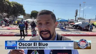 Crisis at the border-Tijuana Mexico. Ben Bergquam and Oscar El Blue with Real America's Voice News
